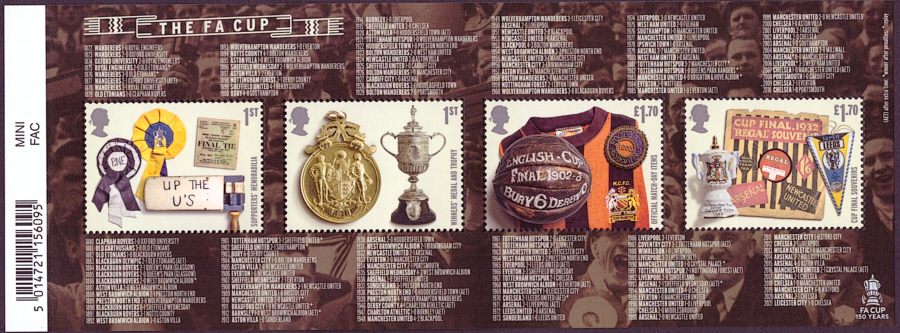 (image for) MS4642 2022 The FA Cup Barcoded miniature sheet - Click Image to Close